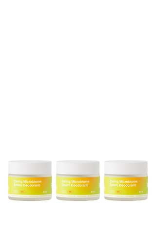 3 déodorants crème Caring Microbiome Smart - Peaux sensibles - 3 x 40 ml