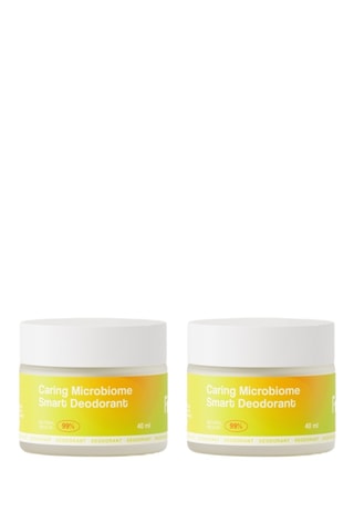 2 déodorants crème Caring Microbiome Smart - Peaux sensibles - 2 x 40 ml