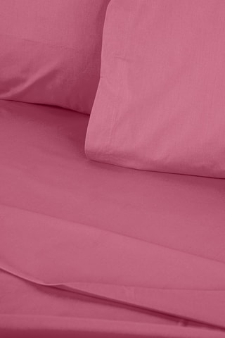 Drap-housse en coton renforcé 61 fils/cm² Tonne Rosse - Rose