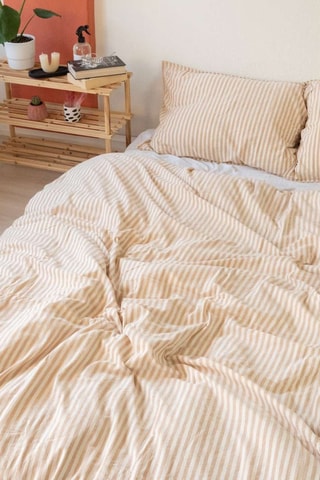 Parure de couette Ranforce King Quilt - Beige