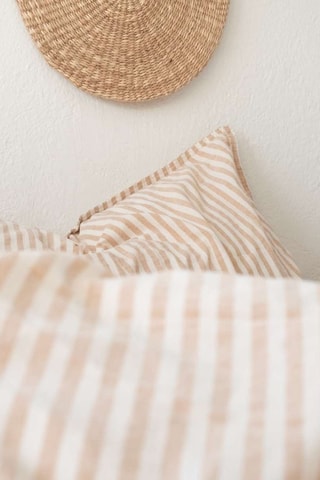 Parure de couette Ranforce King Quilt - Beige