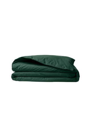 Housse de couette en coton renforcé 155 fils/cm² Tonne Verte - Vert foncé