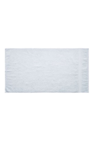 4 serviettes de toilette List - Bleu clair - 50 x 90 cm