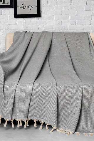 Couvre-lit - Gris - 170 x 230 cm