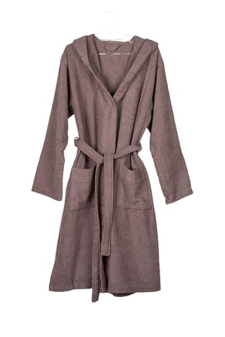 Peignoir à capuche Supreme - Marron