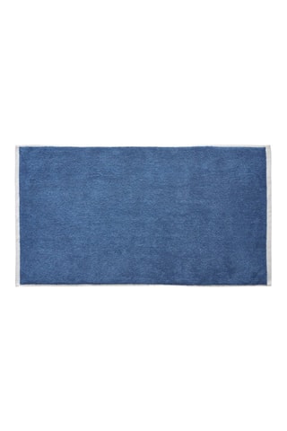 4 serviettes de toilette - Bleu - 50 x 90 cm