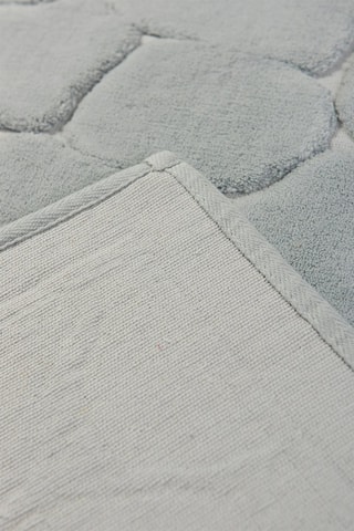 2 tapis de bain antibactériens Parma - Gris - 50 x 60 / 60 x 100 cm