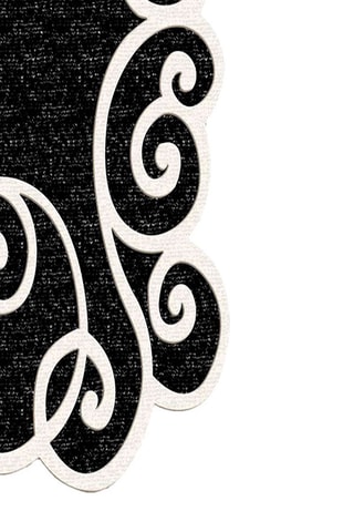 2 tapis de bain - Noir - 50 x 60 / 60 x 100 cm