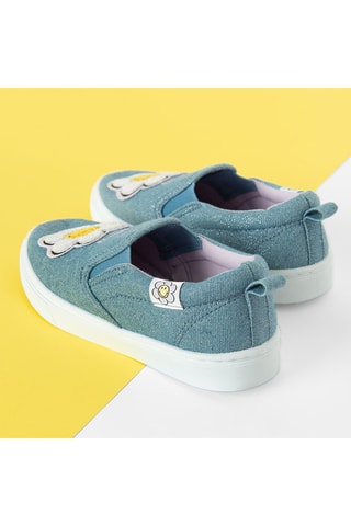 Slip-on en jean - Bleu clair