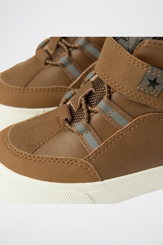 Hoge sneakers- Bruin