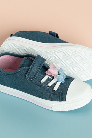 Baskets pailletées - Bleu marine