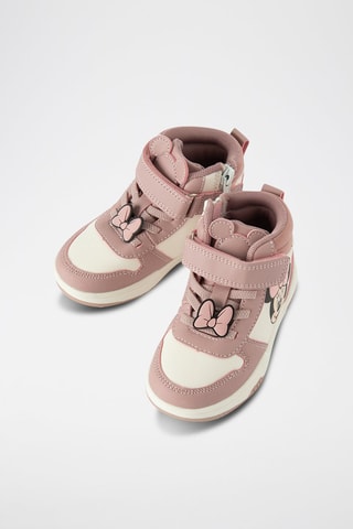 Baskets montantes Minnie Disney - Rose