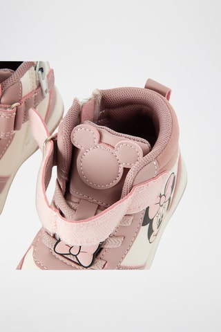 Baskets montantes Minnie Disney - Rose