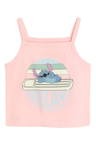 Débardeur Stitch Lilo et Stitch Disney - Rose