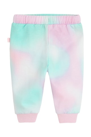 Joggingbroek tie and dye effect- Roze