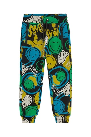 Joggingbroek Smiley - Zwart