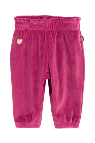 Velours Joggingbroek - Fuchsia