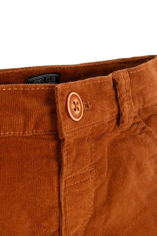 Pantalon en velours - rouge brique
