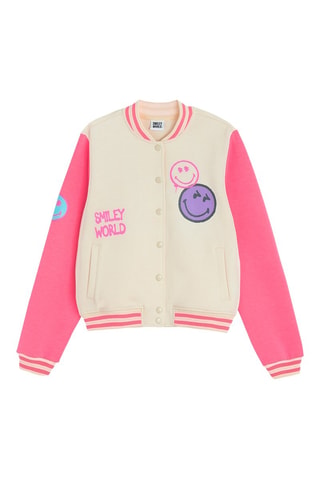 Teddy Smiley - Beige et rose