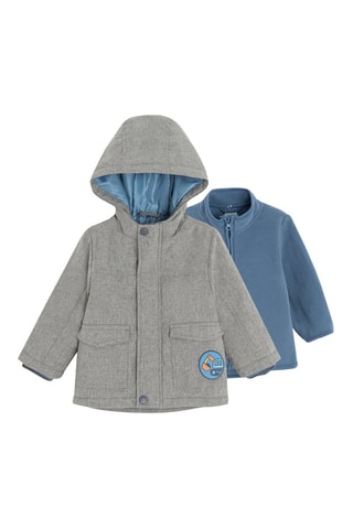 Veste 2-en-1 - Gris clair