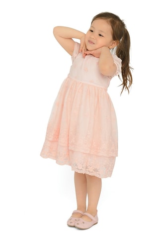 Robe en dentelle - Rose clair