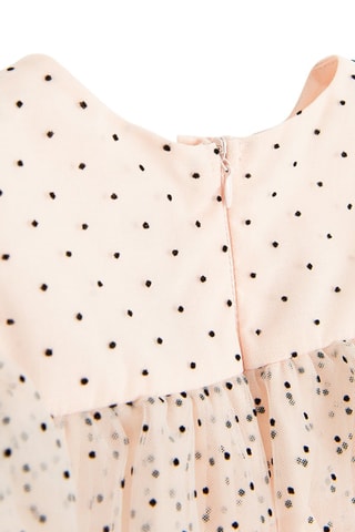 Robe plumetis - Beige