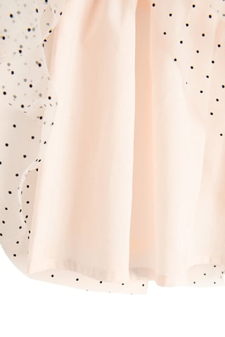 Robe plumetis - Beige