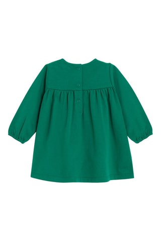 Jurk en Panty - Donkergroen en Rood