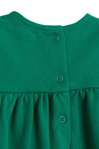 Jurk en Panty - Donkergroen en Rood
