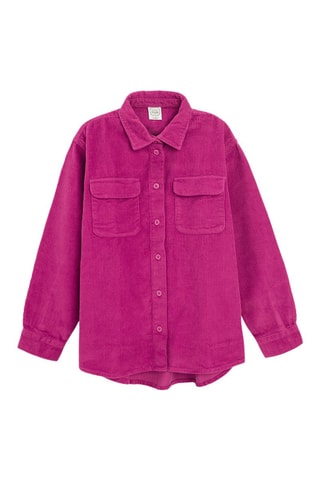 Surchemise en velours - Rose