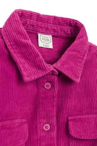 Surchemise en velours - Rose