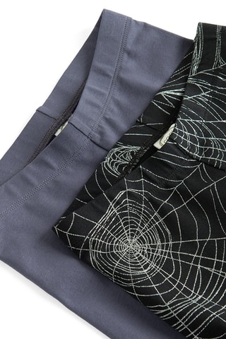 2 leggings - Noir et gris