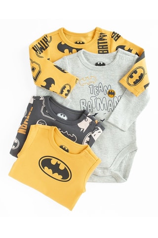 5 bodys Batman La Ligue des Justiciers DC Comics - Jaune et gris