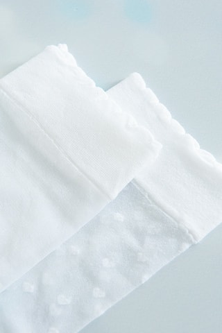 2 paires de chaussettes - Blanc
