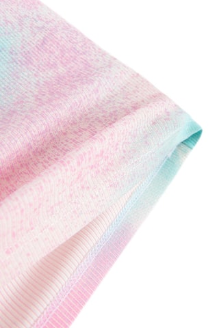 T-shirt tie and dye Smiley - Rose et ciel