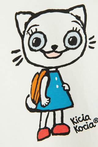T-shirt Kicia Kocia - Ecru