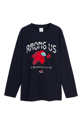 T-shirt Among Us - Bleu marine