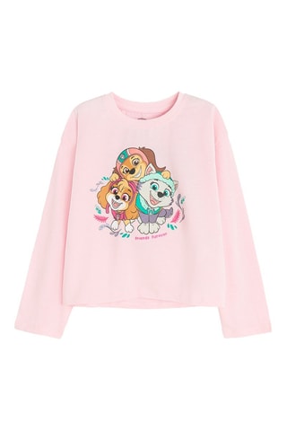 3 T-shirts Paw Patrol - Roze en Paars