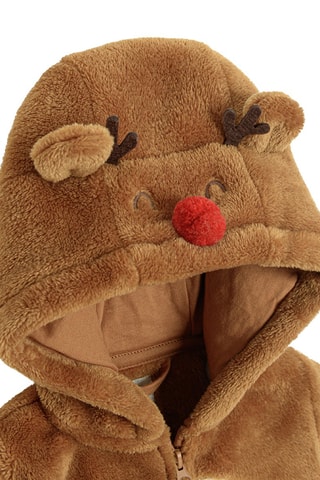 Sweater met Capuchon en Broek - Bruin