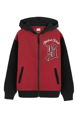 Sweat à capuche - Bordeaux