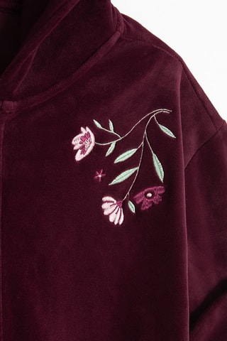 Sweater met Capuchon - Bordeauxrood