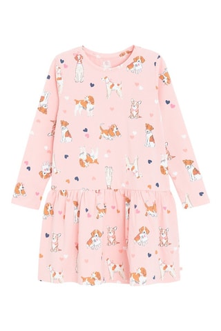 Robe et legging - Bleu marine et corail
