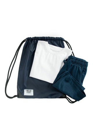 Ensemble 3 pièces - Blanc et bleu marine
