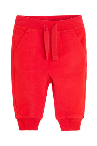 Sweat et jogging - Gris clair chiné et rouge