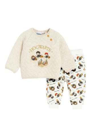 Sweat et jogging Harry Potter - Beige et blanc