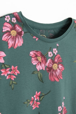 Robe et legging - Vert et rose