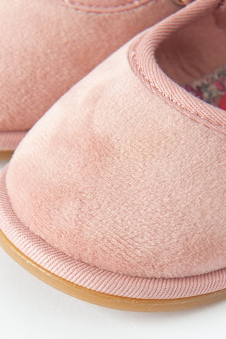 Ballerines en velours - Rose