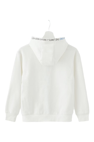Sweat à capuche - Blanc
