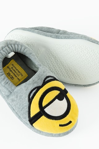Pantoufles Stuart Les Minions - Gris