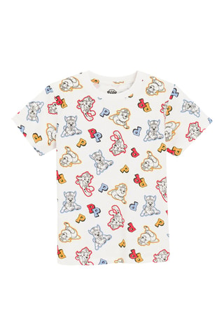 3 t-shirt Paw Patrol - Rosso e giallo